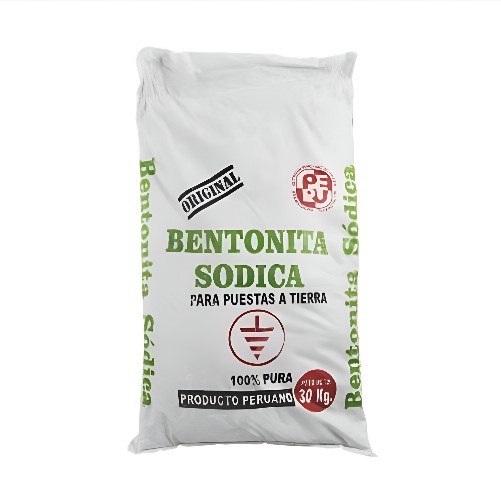 Bentonita sódica para pozo a tierra 30kg