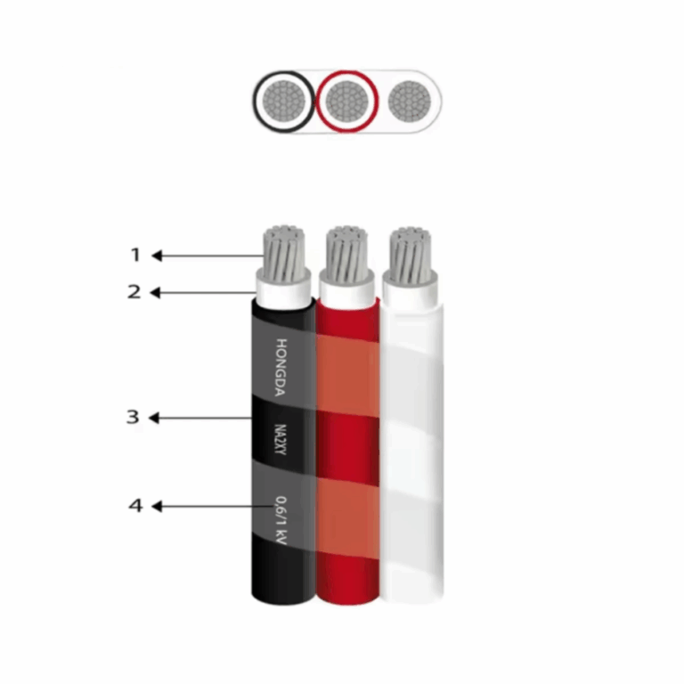 Cable vulcanizado NMT 3x2.5mm² por metro