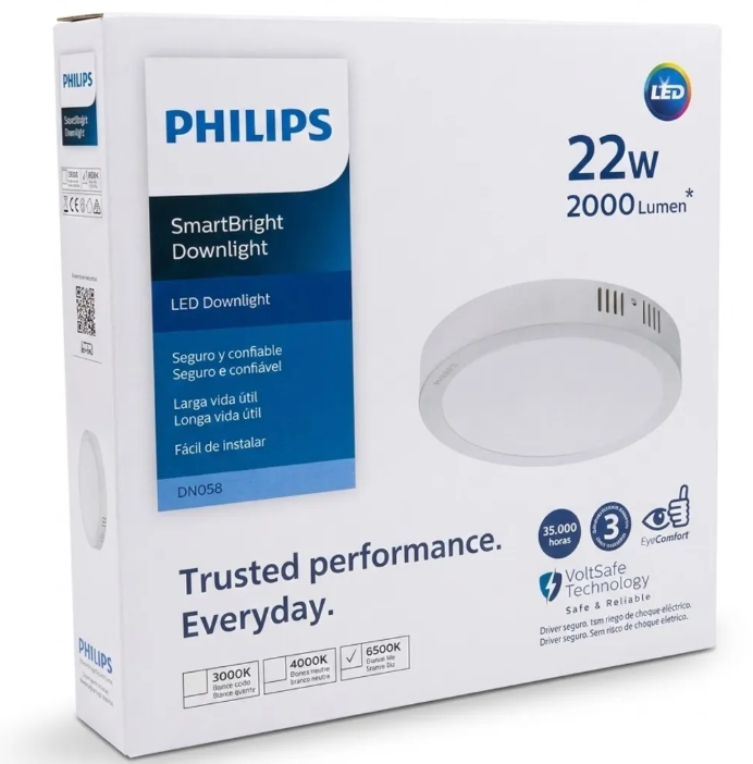 Panel LED Circular Adosar 22W Philips